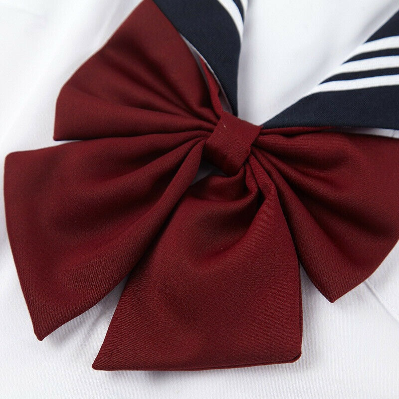 Japanese-style schoolgirl white sailor uniform set for women, JK uniform long-sleeved pleated skirt two-piece set